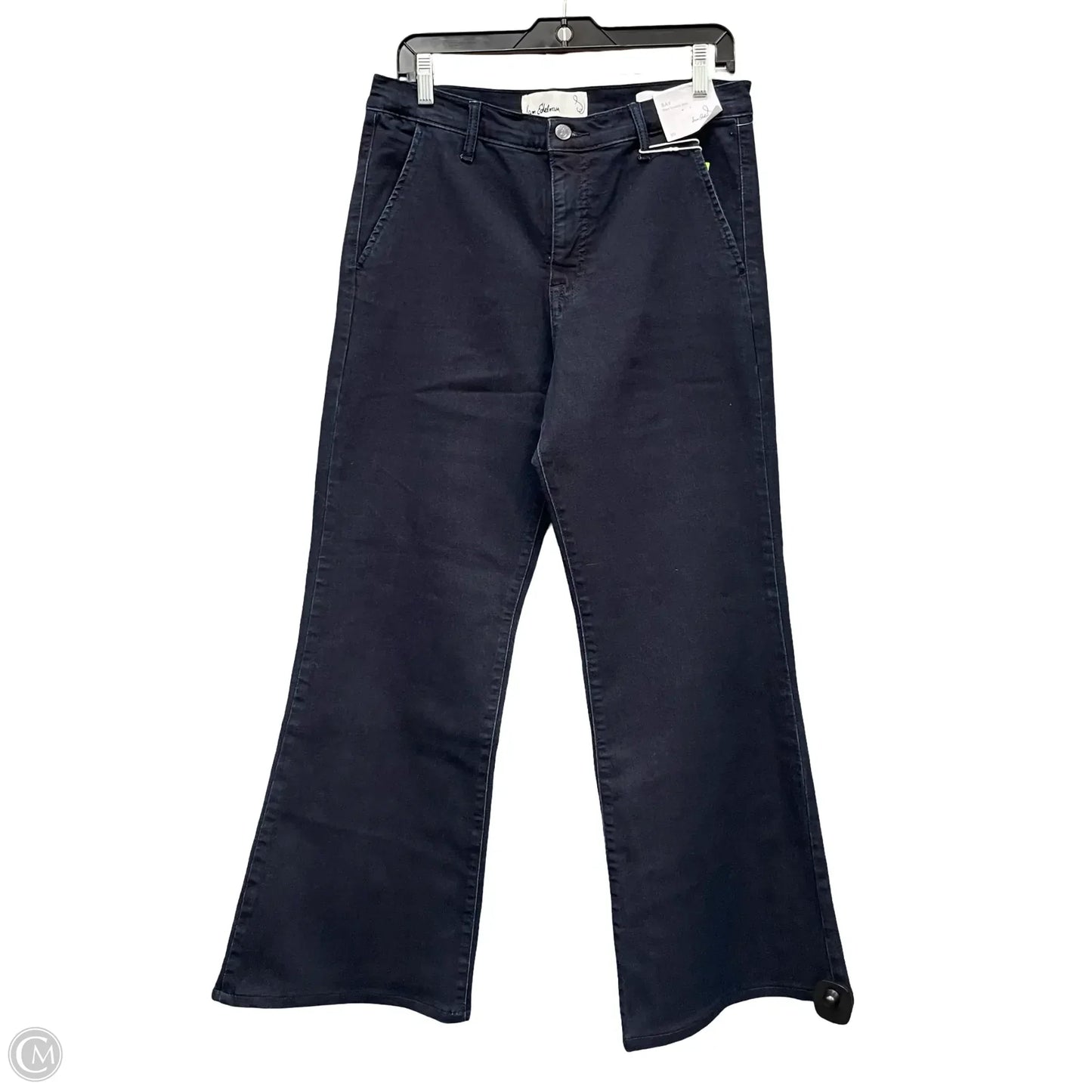 Jeans Flared By Sam Edelman In Blue Denim, Size: 10