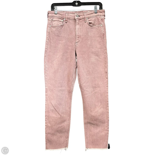 Jeans Skinny By Rag And Bone In Mauve, Size: 6