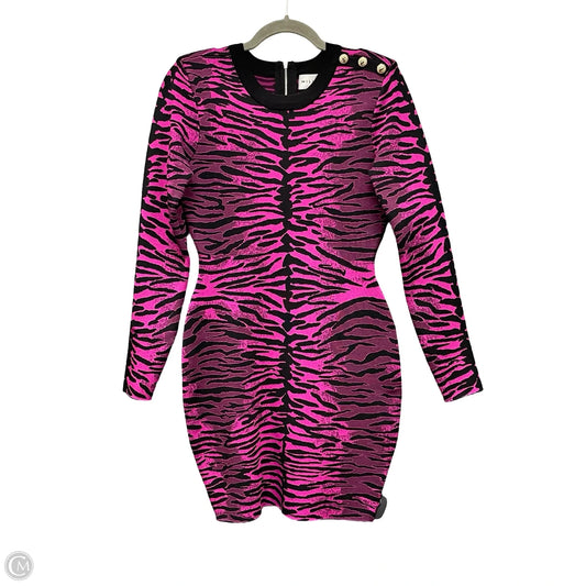 Dress Designer By Milly In Black & Pink, Size: M