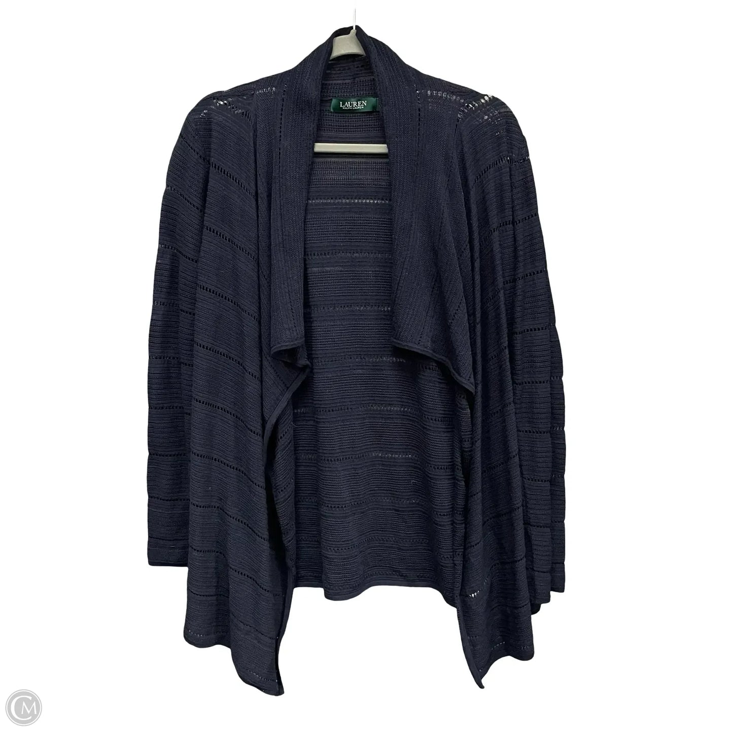 Cardigan By Lauren By Ralph Lauren In Navy, Size: L
