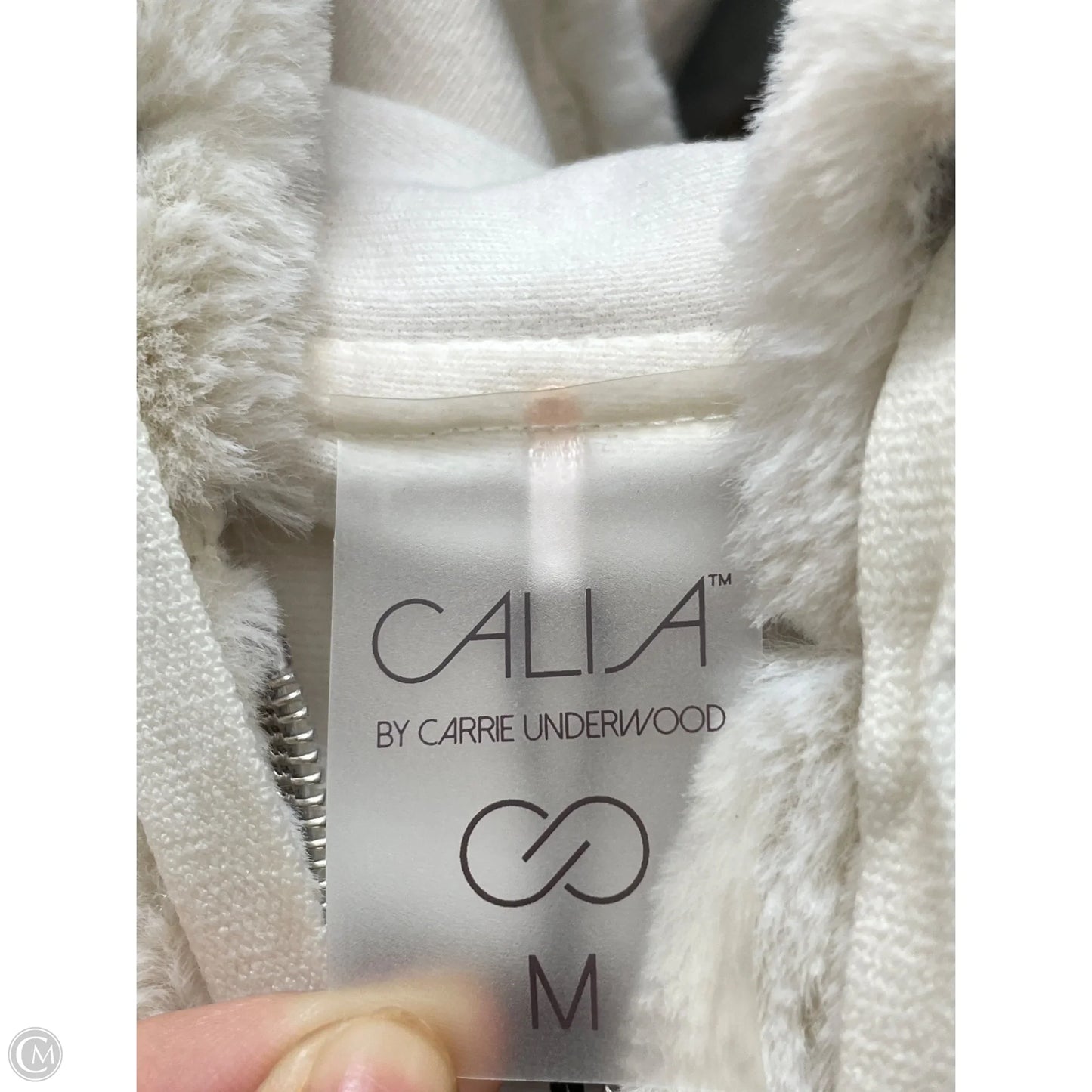 Vest Faux Fur & Sherpa By Calia In Ivory, Size: M