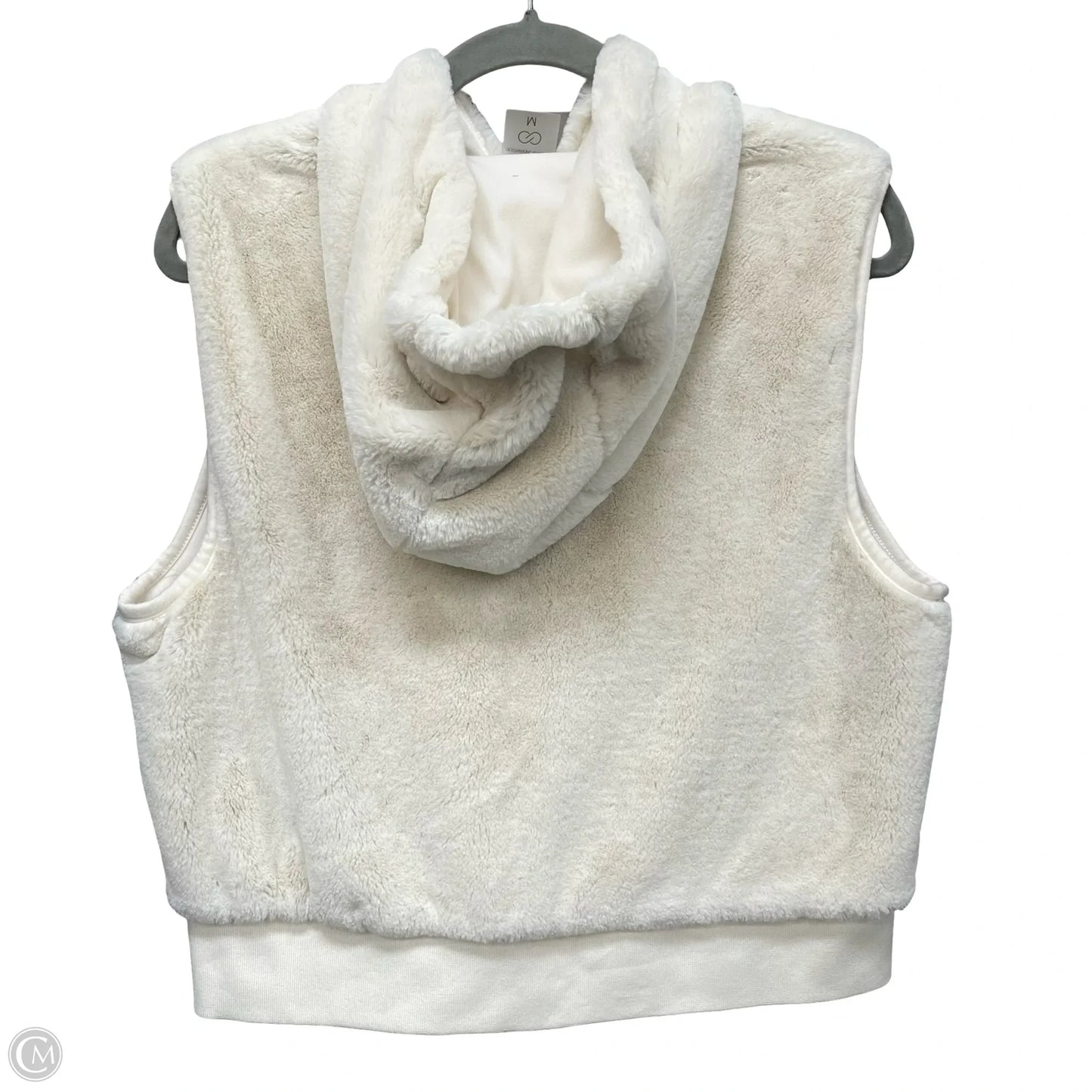 Vest Faux Fur & Sherpa By Calia In Ivory, Size: M