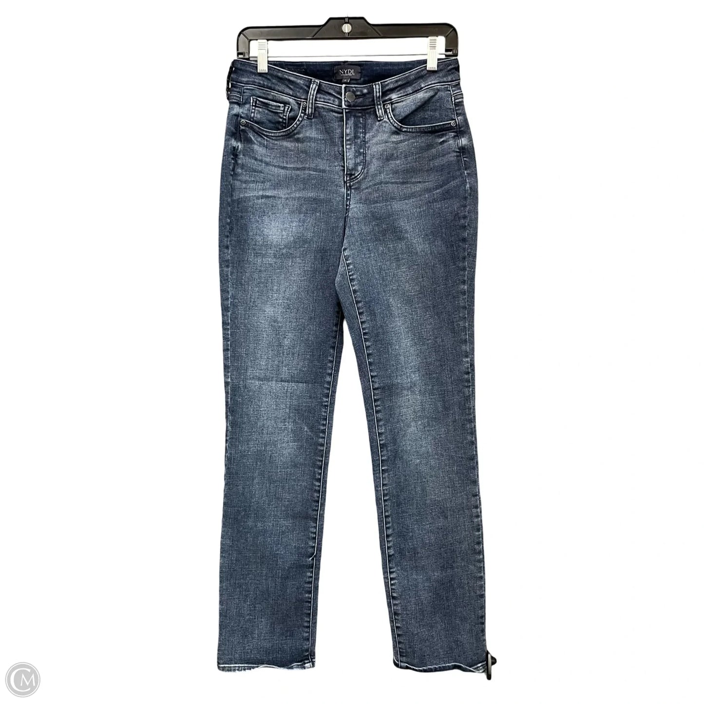 Jeans Straight By Not Your Daughters Jeans In Blue Denim, Size: 4