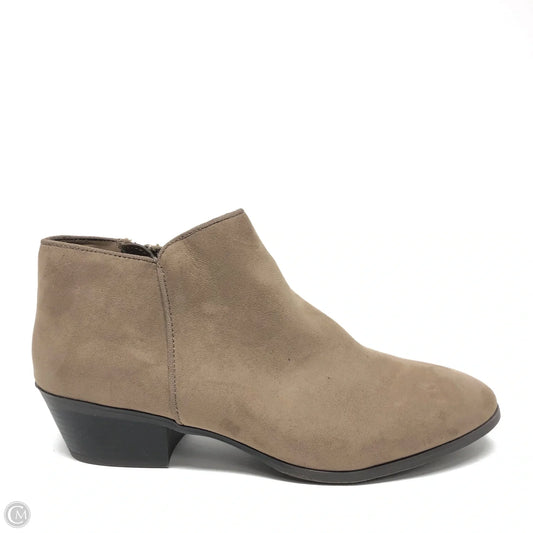 Boots Ankle Heels By Style And Company In Beige, Size: 8.5