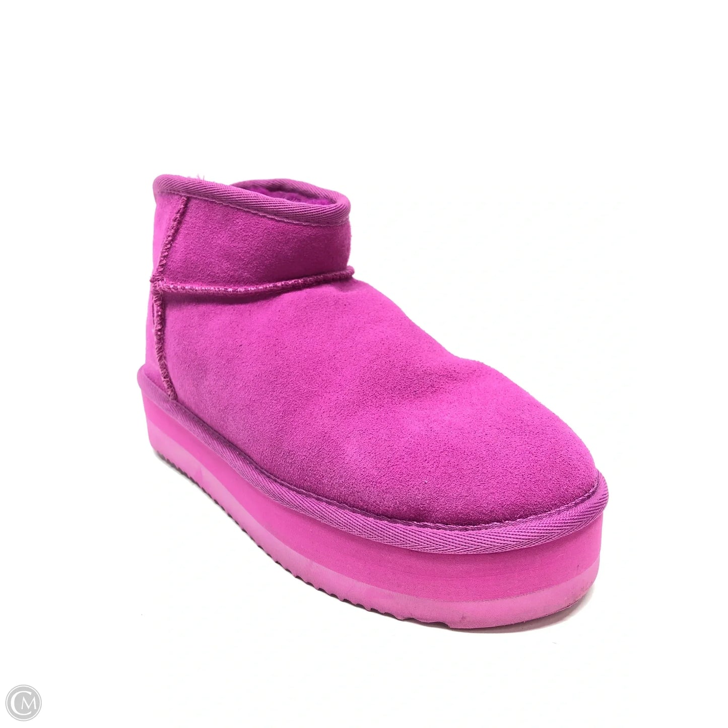 Boots Ankle Flats By Cmc In Pink, Size: 9