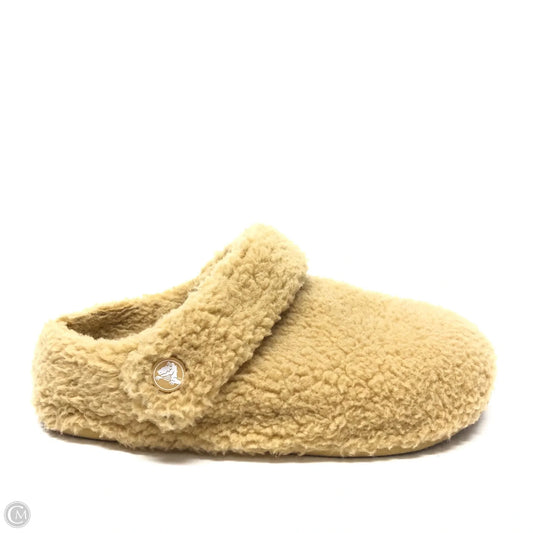 Slippers By Crocs In Tan, Size: 6