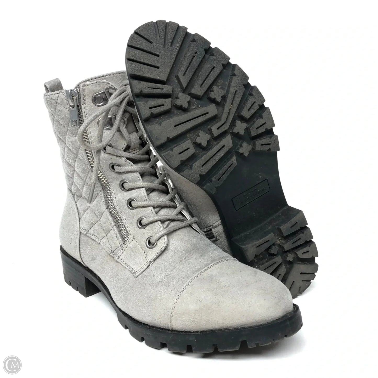 Boots Combat By White Mountain In Grey, Size: 7