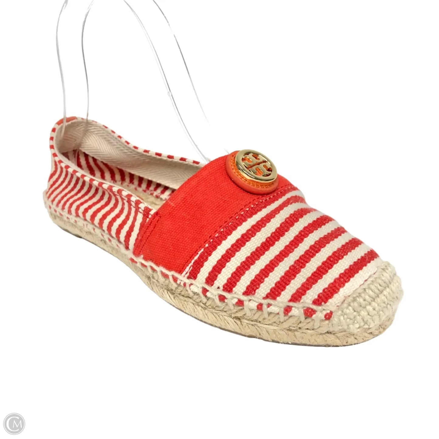 Shoes Designer By Tory Burch In Red & Tan, Size: 5