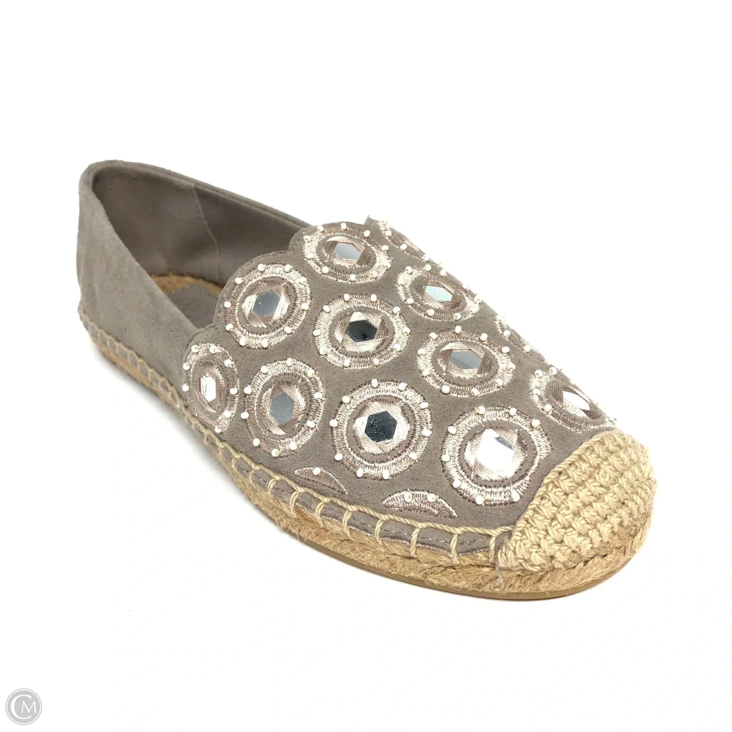 Shoes Designer By Tory Burch In Grey, Size: 5