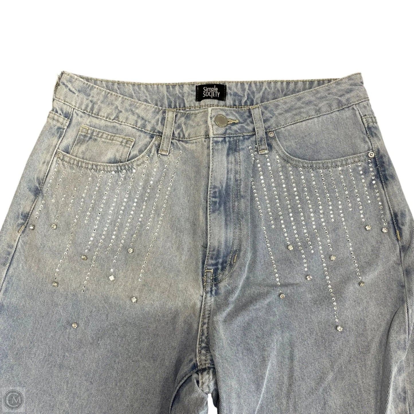 Jeans Straight By Clothes Mentor In Blue Denim, Size: 8