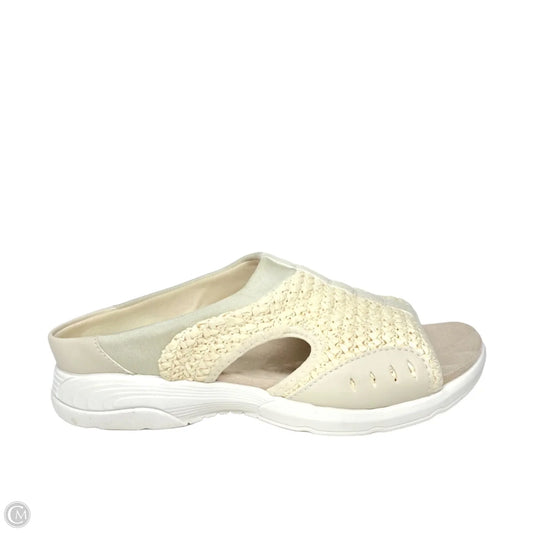 Sandals Flats By Easy Spirit In Cream, Size: 9