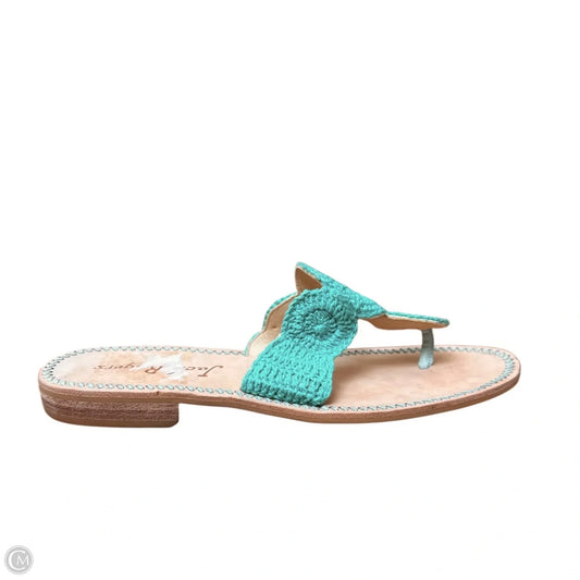 Sandals Flats By Jack Rogers In Blue, Size: 10