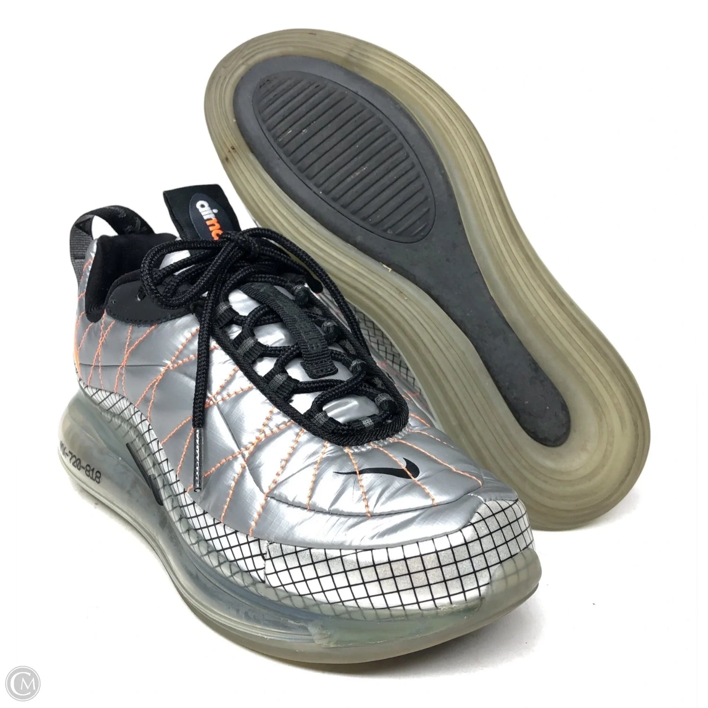 Shoes Sneakers By Nike In Silver, Size: 6.5