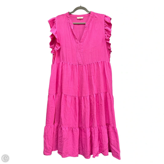 Dress Casual Short By Entro In Pink, Size: 1x