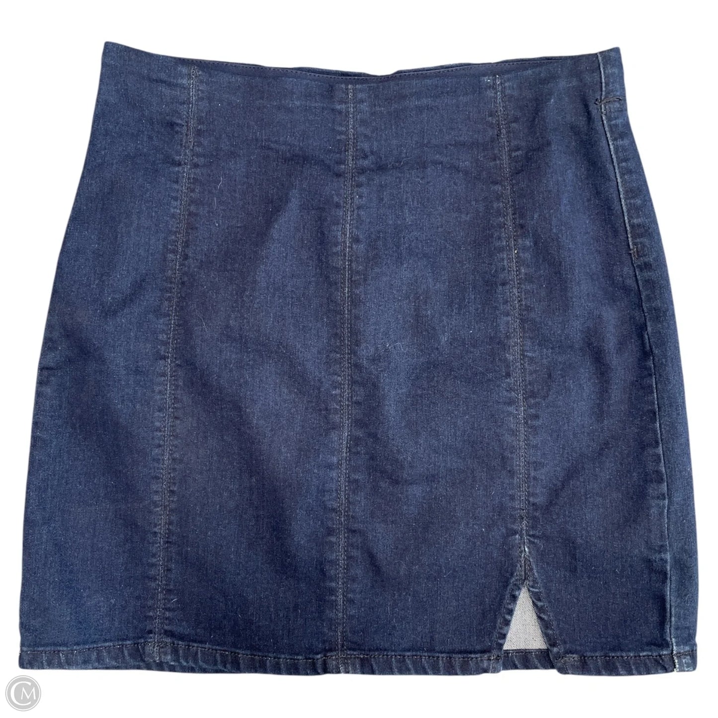 Skirt Mini & Short By Free People In Blue Denim, Size: S