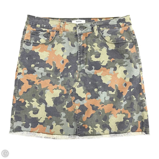 Skirt Mini & Short By Kensie In Camouflage Print, Size: 6