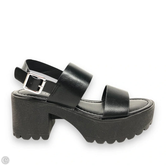 Sandals Heels Block By Madden Girl In Black, Size: 7