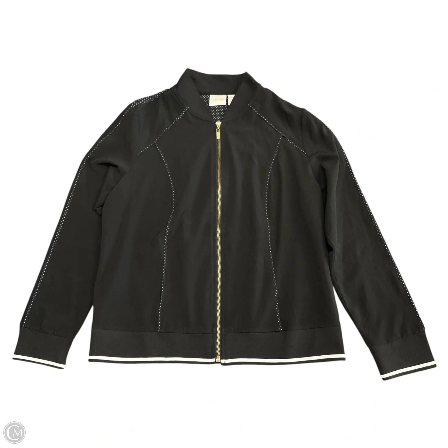 Athletic Jacket By Zenergy By Chicos In Black, Size: S