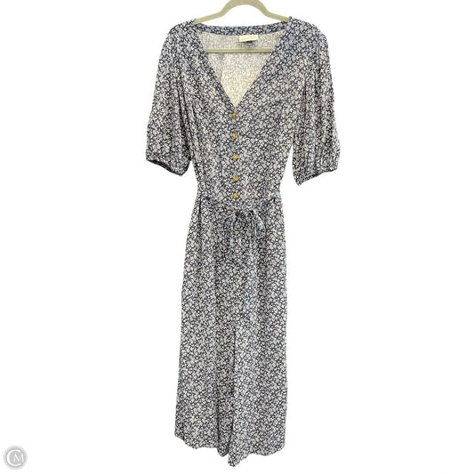Jumpsuit By Universal Standard In Blue & White, Size: L