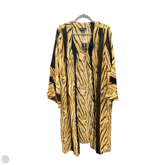 Swimwear Cover-up By Ashley Stewart In Black & Yellow, Size: Xl