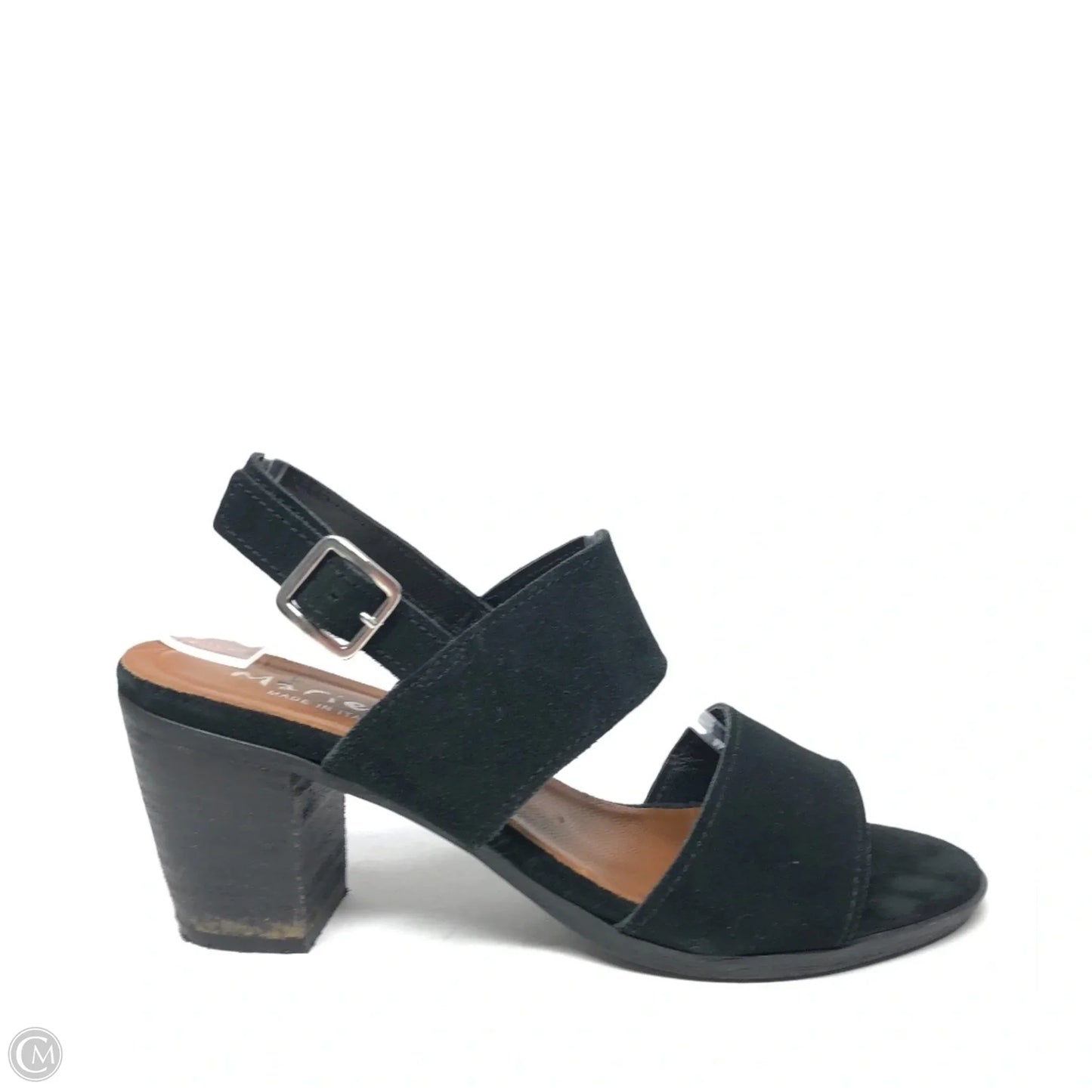 Sandals Heels Block By Cmc In Black, Size: 9