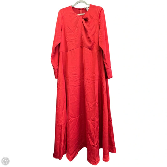 Dress Party Long By H&m In Red, Size: L