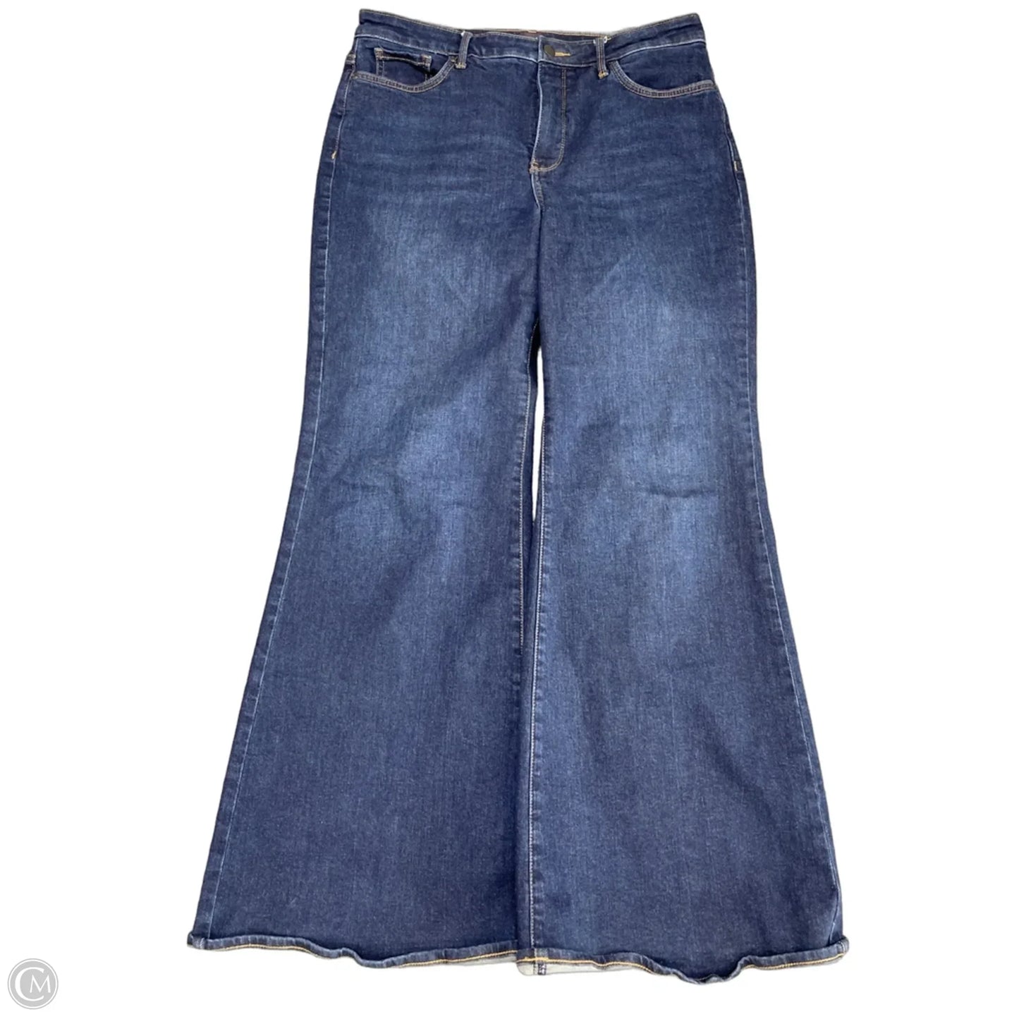 Jeans Wide Leg By Not Your Daughters Jeans In Blue Denim, Size: 12
