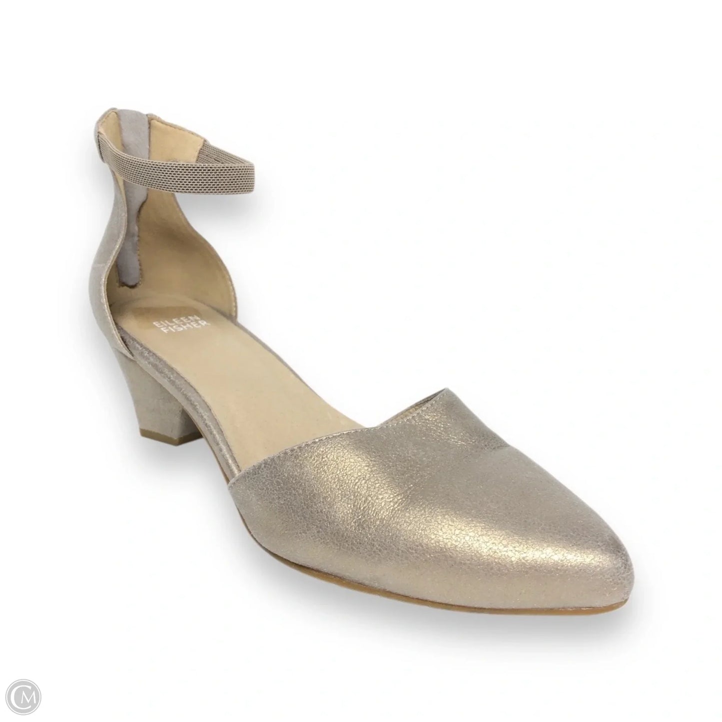 Shoes Heels Kitten By Eileen Fisher In Gold, Size: 10