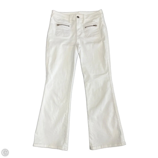 Jeans Flared By White House Black Market In White, Size: 0