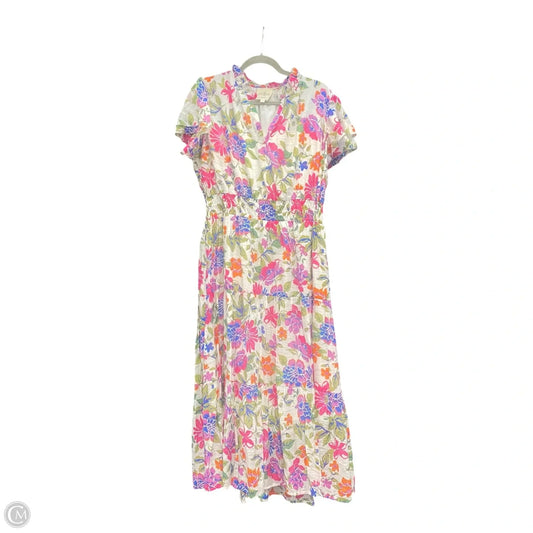 Dress Casual Midi By Umgee In Floral Print, Size: Xl
