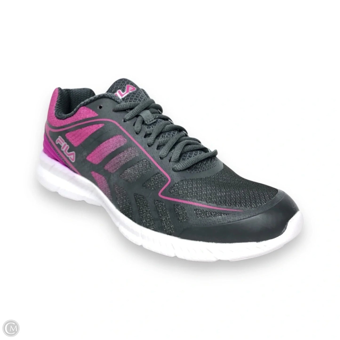 Shoes Athletic By Fila In Grey & Pink, Size: 11