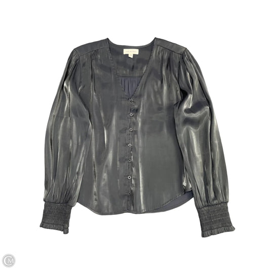 Blouse Long Sleeve By Cloth And Stone In Grey, Size: S