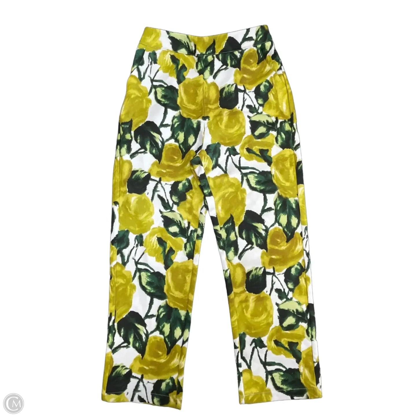 Pants Other By Clothes Mentor In Green & Yellow, Size: S