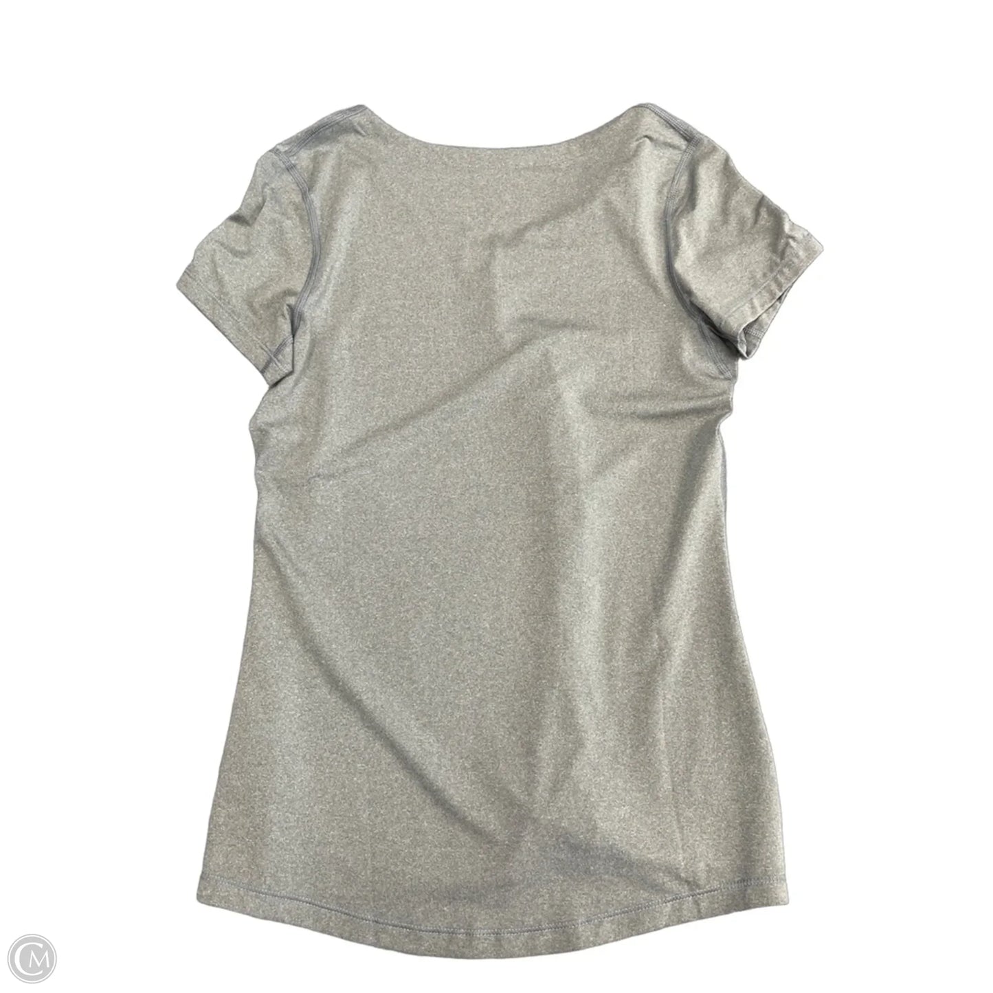Athletic Top Short Sleeve By Nike Apparel In Grey, Size: L