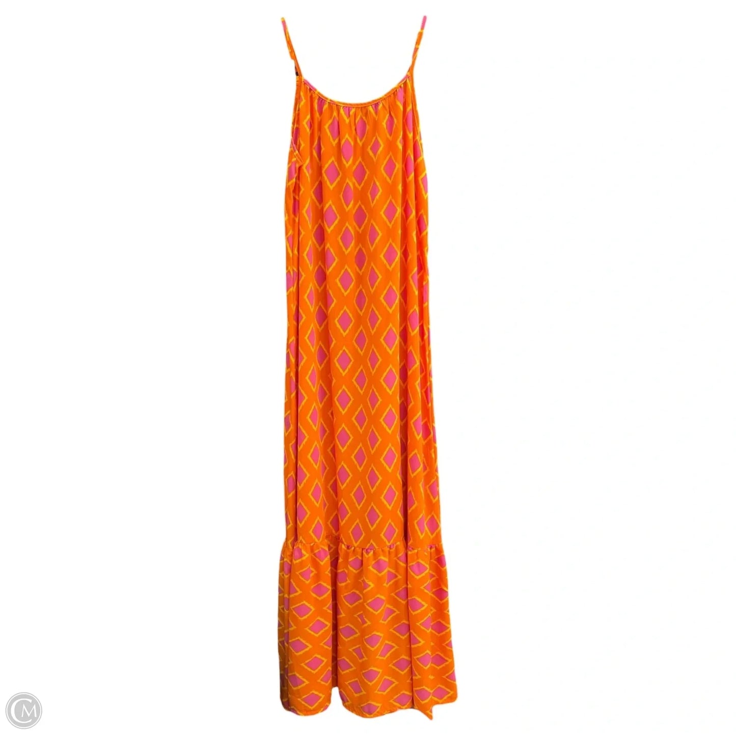 Dress Casual Maxi By Dokotoo In Orange & Pink, Size: M