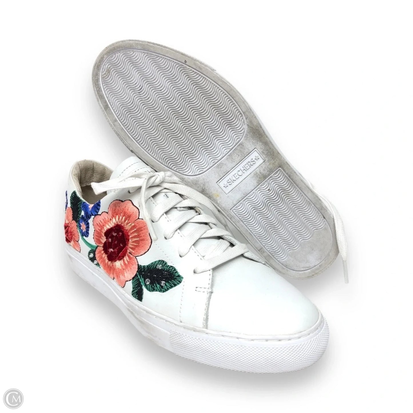 Shoes Sneakers By Skechers In White, Size: 8