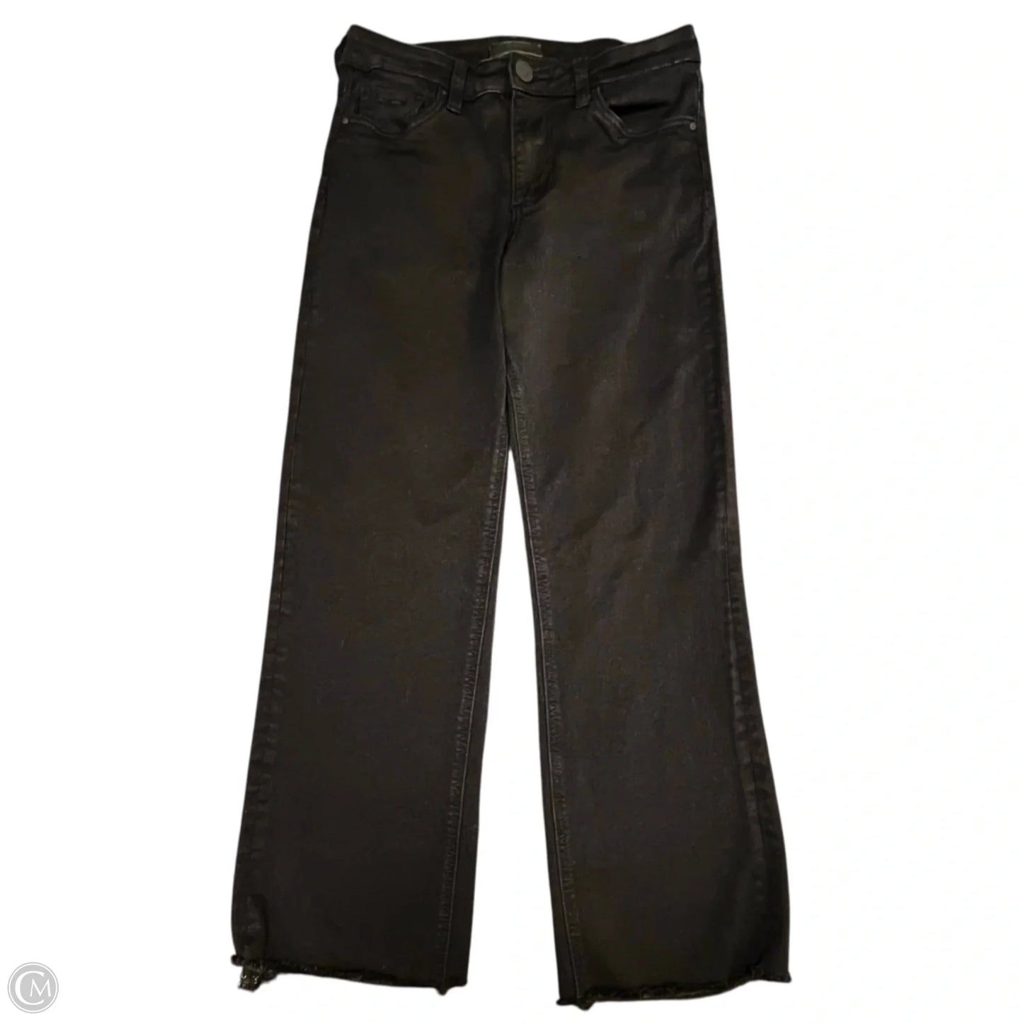 Jeans Straight By Kut In Black Denim, Size: 2