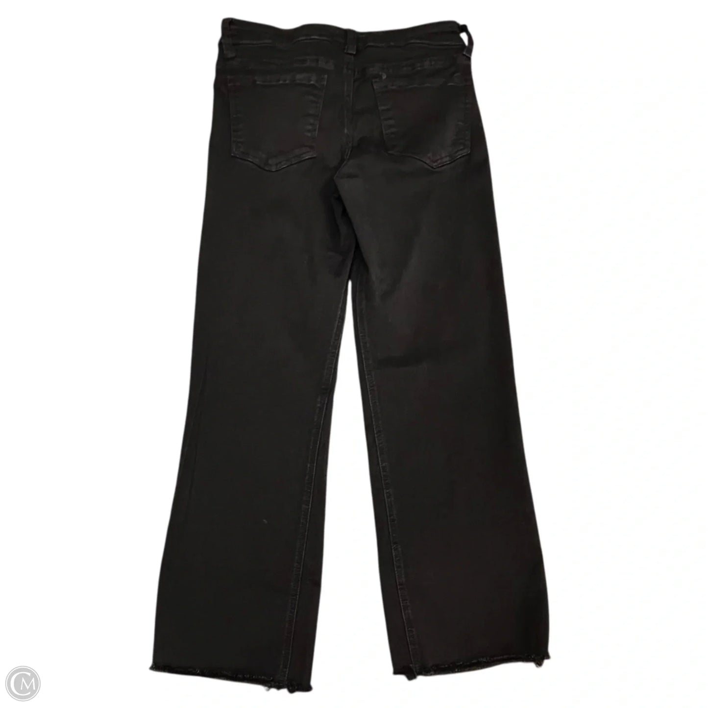 Jeans Straight By Kut In Black Denim, Size: 2