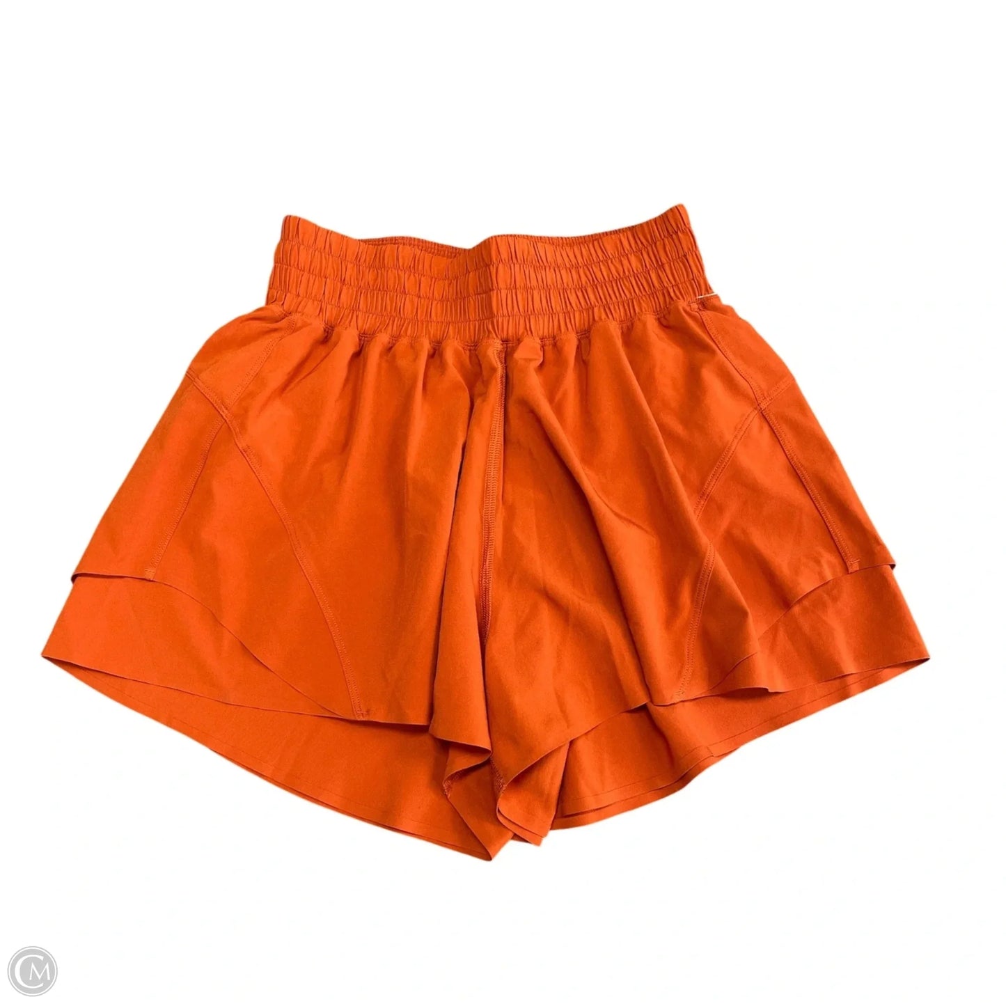 Athletic Shorts By Lululemon In Orange, Size: Xxs