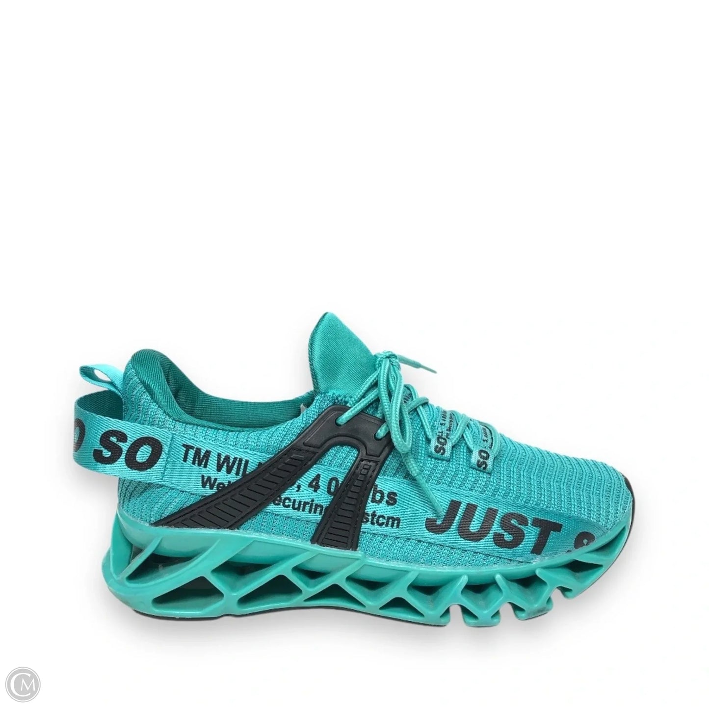 Shoes Athletic By Clothes Mentor In Teal, Size: 7.5