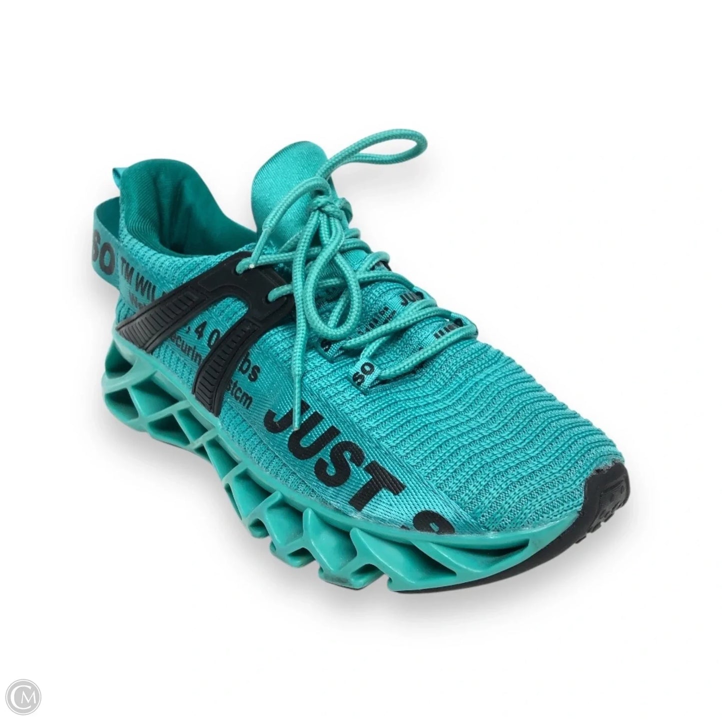 Shoes Athletic By Clothes Mentor In Teal, Size: 7.5