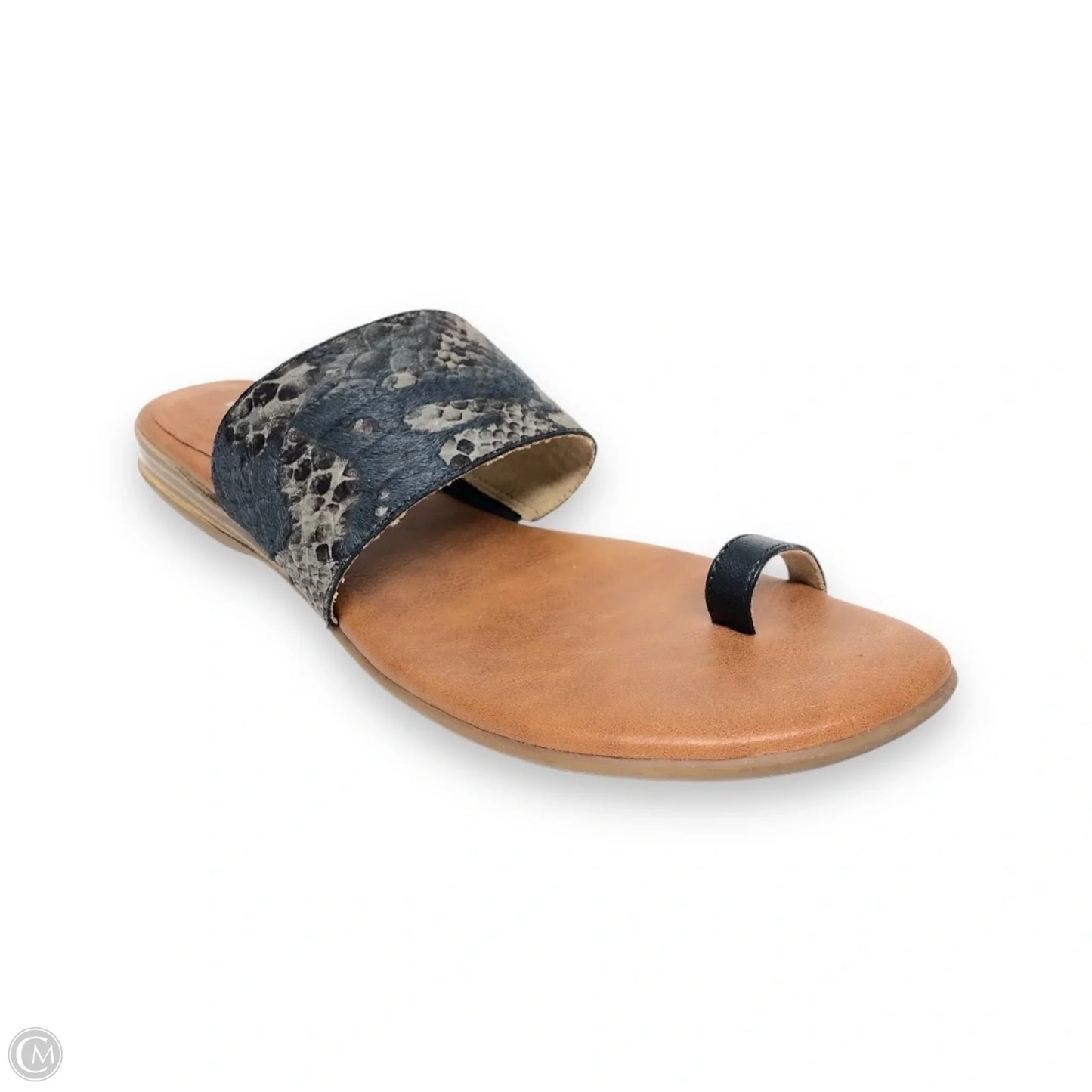 Sandals Flats By Vaneli In Blue & Grey