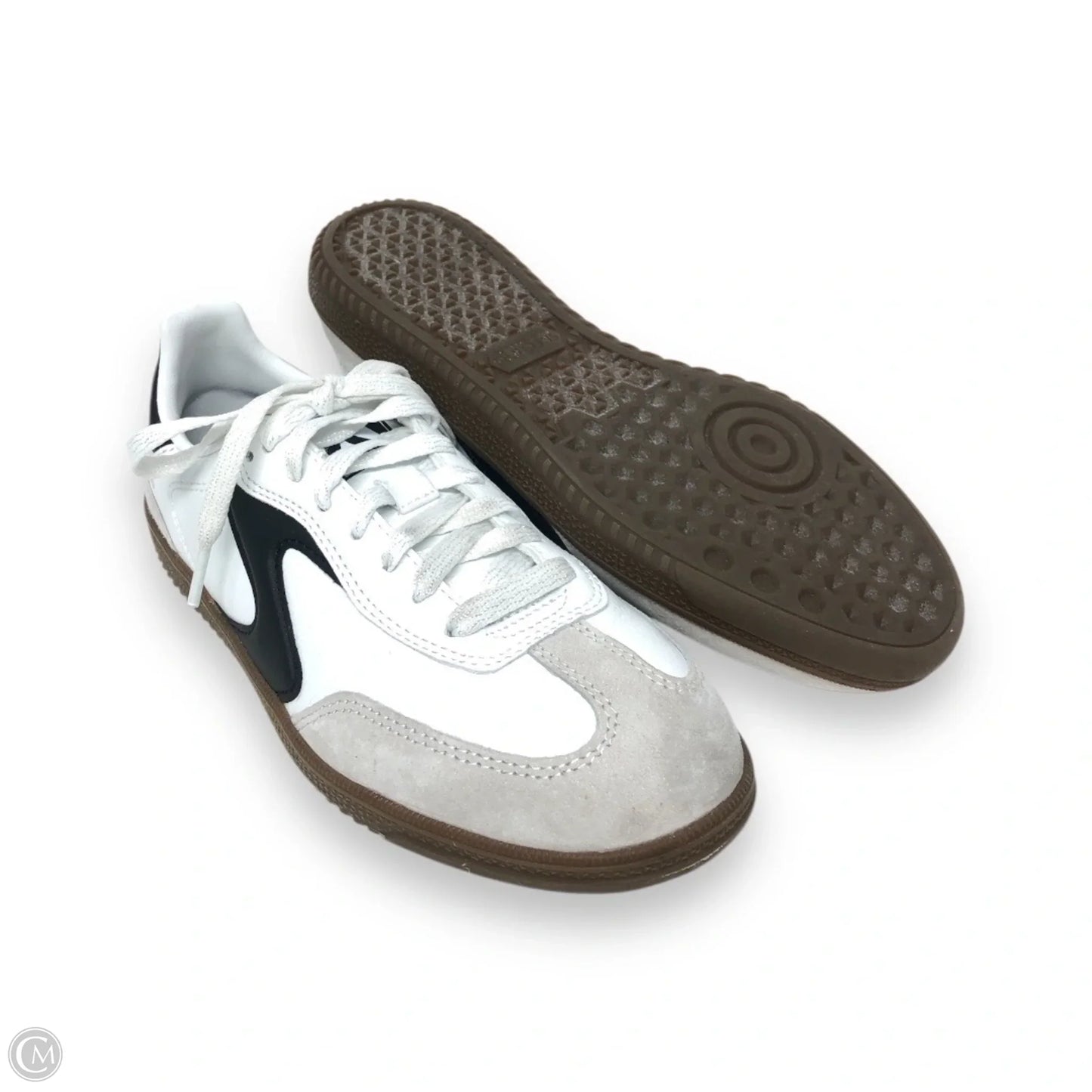 Shoes Sneakers By Skechers In Black & White, Size: 6.5