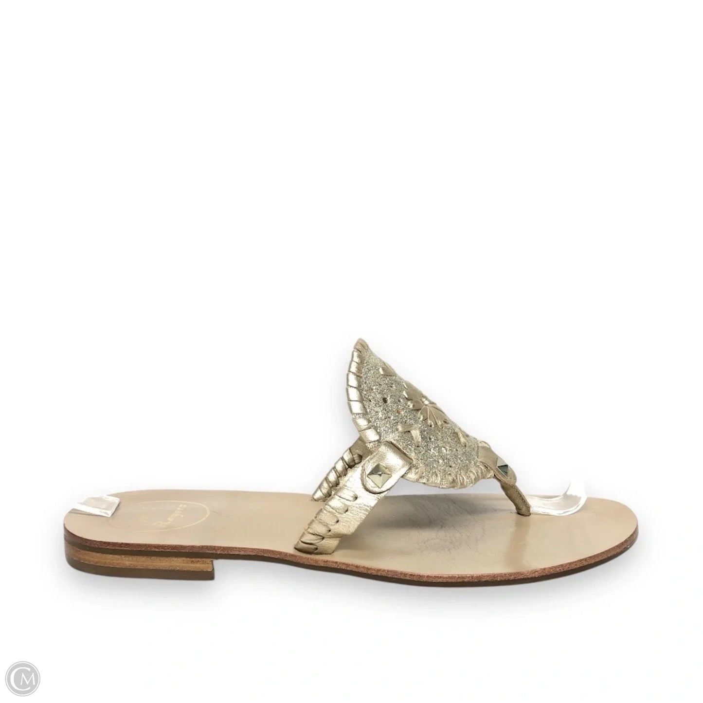 Sandals Flats By Jack Rogers In Gold, Size: 7.5