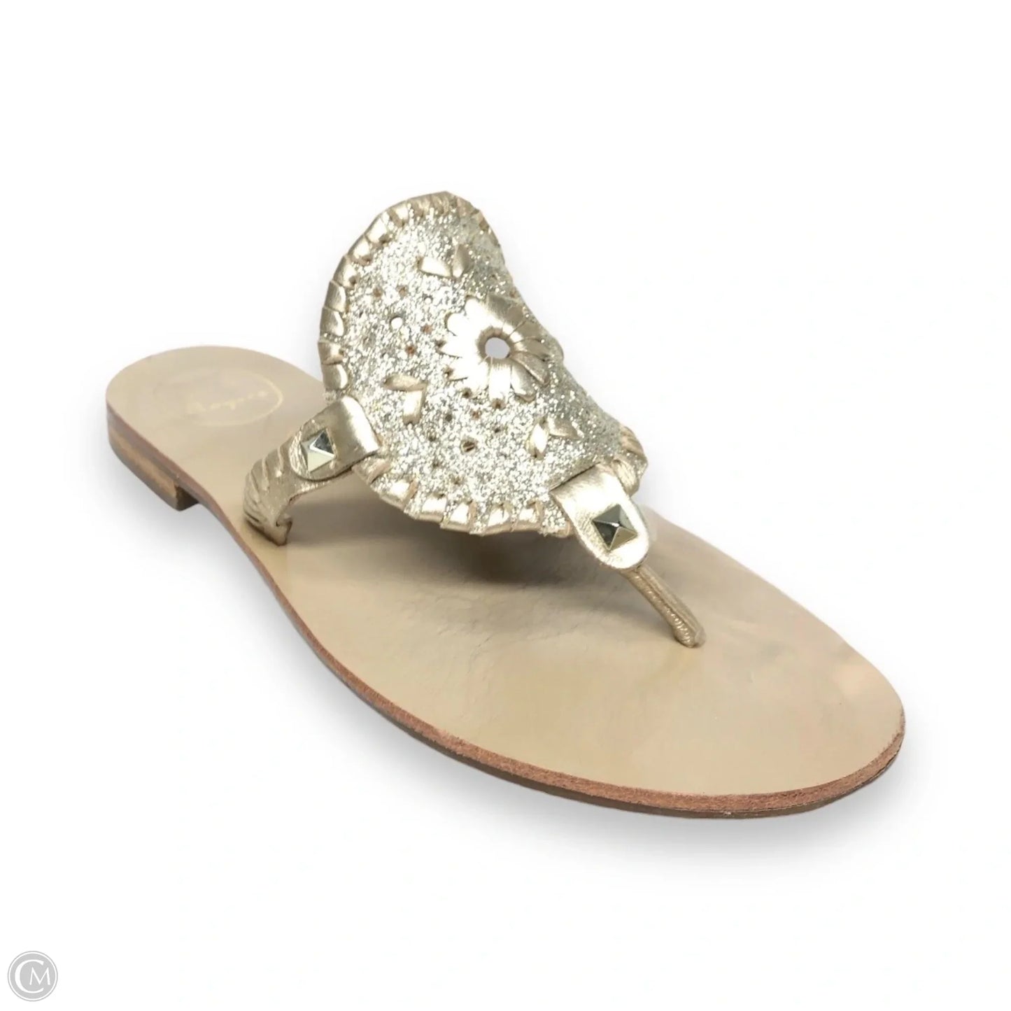 Sandals Flats By Jack Rogers In Gold, Size: 7.5