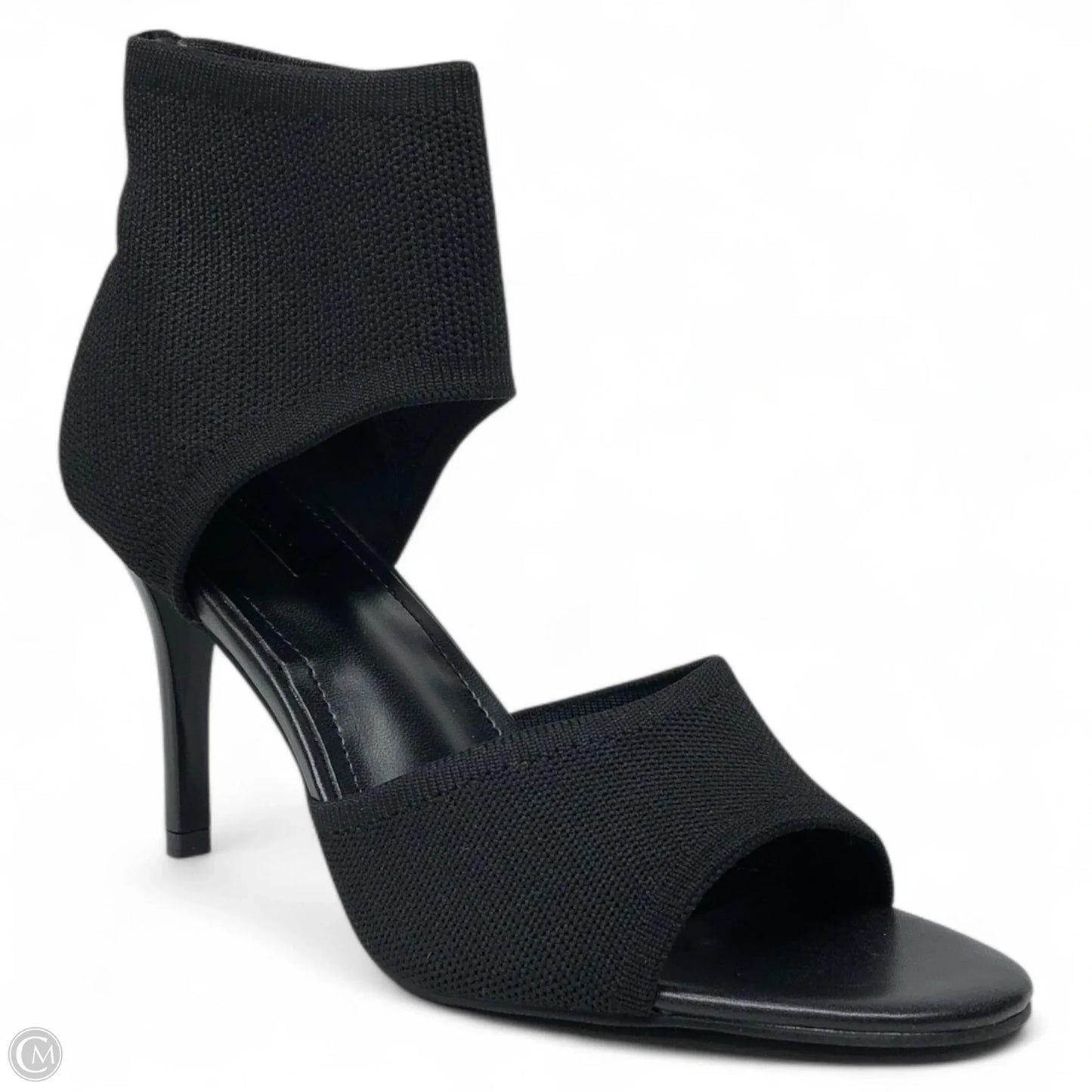 Sandals Heels Stiletto By Clothes Mentor In Black, Size: 7.5
