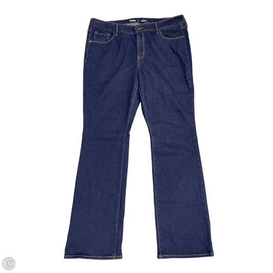 Jeans Boot Cut By Old Navy In Blue Denim, Size: 16