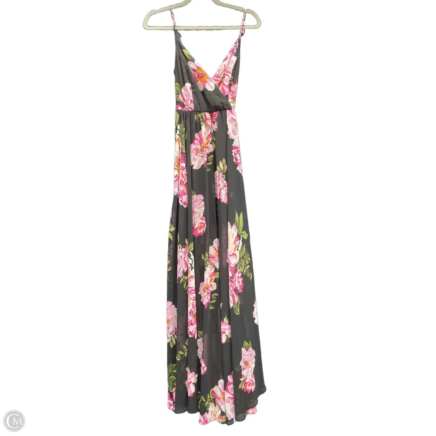 Dress Casual Maxi By Clothes Mentor In Black & Pink, Size: Xs