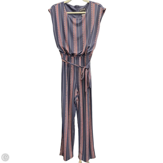 Jumpsuit By Enfocus In Blue & Orange, Size: 6
