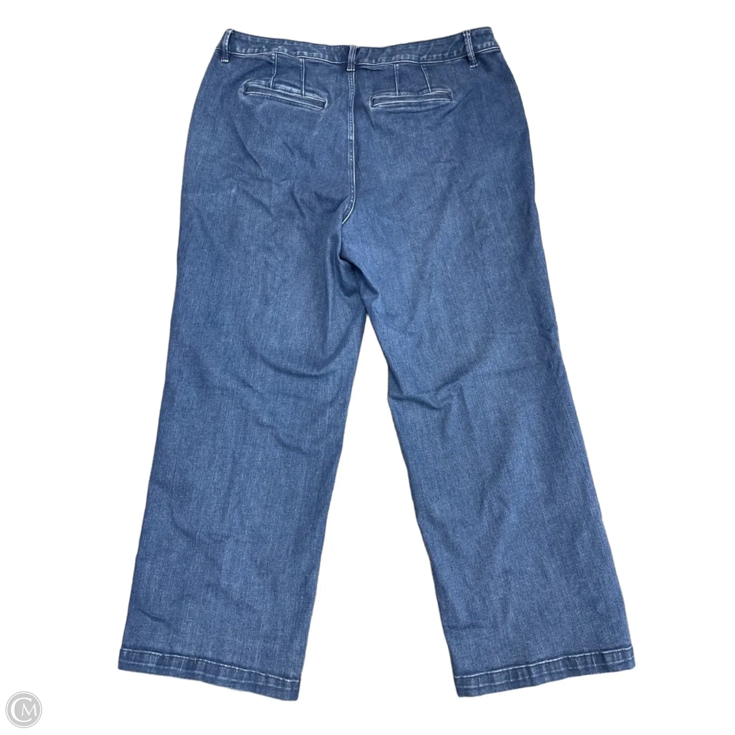 Jeans Wide Leg By Lane Bryant In Blue Denim, Size: 22